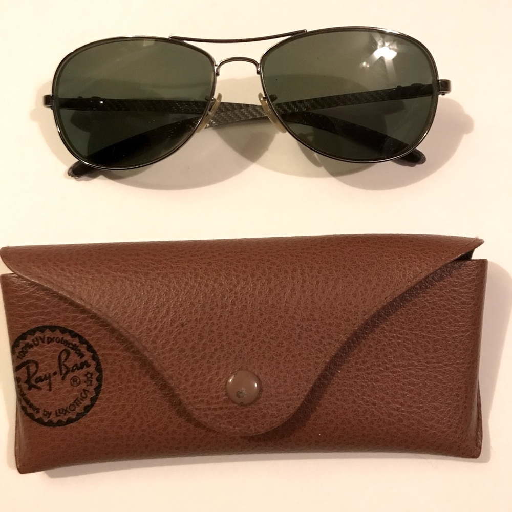 Prescribed Rayban Ray-Ban Sunglasses RB8301 Original Ray Ban Brown Glasses Case